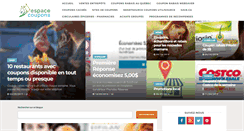 Desktop Screenshot of espacecoupons.com